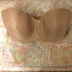 Beige Strapless Fantasie Bra